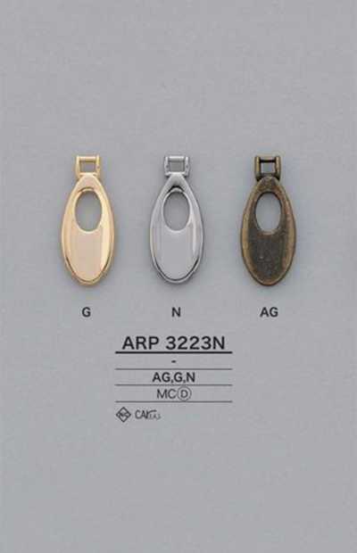 ARP3223N Lingueta oval para zíper