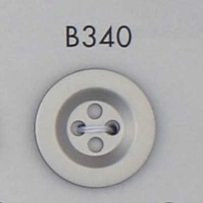 B340 Botão revestido de resina ABS