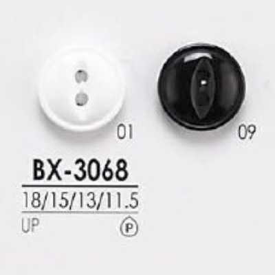 BX3068 Botão de resina de poliéster de 2 furos
