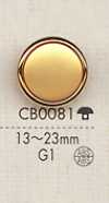 CB0081 Botão simples de metal para camisas e jaquetas