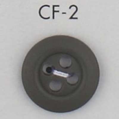 CF2 Botão de poliéster sofisticado de 4 furos
