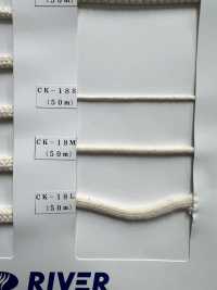 CK-18 Cordão De Algodão Torcido[Cabo De Fita] RIVER Foto secundária