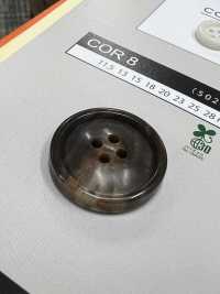 COR8 [Estilo Buffalo] Botão De 4 Furos Com Borda NITTO Button subfoto
