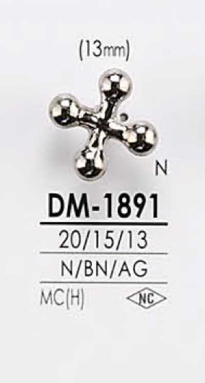 DM1891 Botão de metal