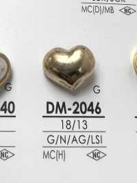 DM2046 Botão De Metal Em Forma De Coração IRIS subfoto