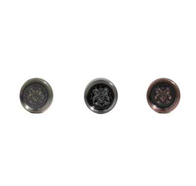 DM2160 Botão de haste com meia argola e anel circular fundido sob pressão