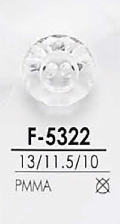 F5322 Botão em corte diamante
