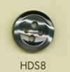 HDS8 DAIYA BUTTONS Botão de poliéster com efeito concha, série HYPER DURABLE resistente a impactos