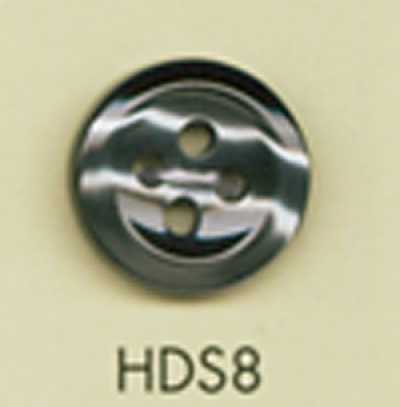 HDS8 DAIYA BUTTONS Botão de poliéster com efeito concha, série HYPER DURABLE resistente a impactos