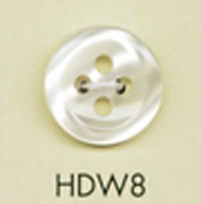 HDW8 DAIYA BUTTONS Série HYPER DURABLE resistente a impacto Botão de poliéster com aparência de madrepérola