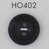 HO402 Botão de chifre de búfalo verdadeiro, material natural, com 4 furos