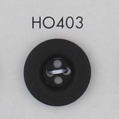 HO403 Botão de chifre de búfalo verdadeiro, material natural, com 4 furos