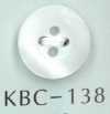 KBC-138 BIANCO SHELL Botão De Concha Oca Central Com 4 Furos