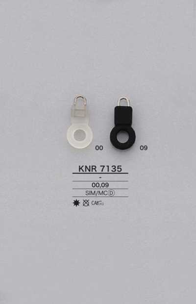 KNR7135 Puxador de zíper em anel de silicone (aba de puxar)
