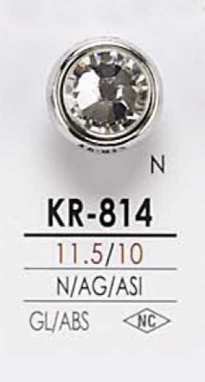 KR814 Botão de pedra de cristal