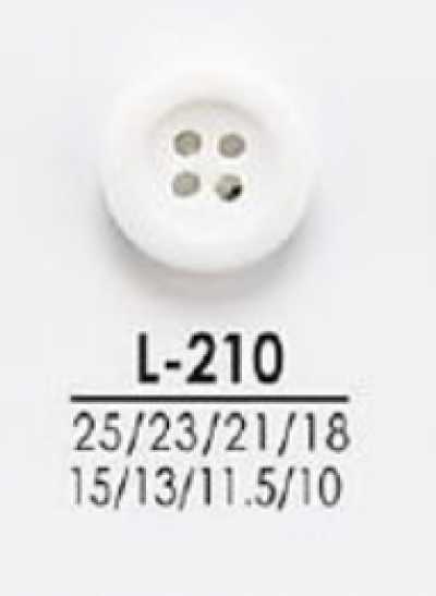 L210 Botões tingíveis para camisas e casacos