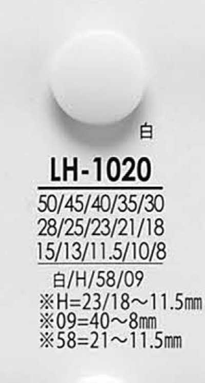 LH1020 Botões para camisas e casacos, para peças pretas e tingidas