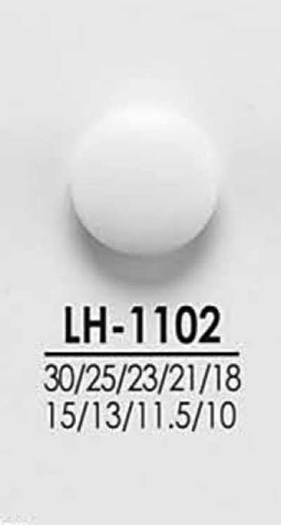 LH1102 Botões para camisas e casacos, preto e tingível