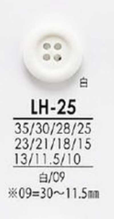 LH25 Botões para tudo, de camisas a casacos, pretos e tingíveis