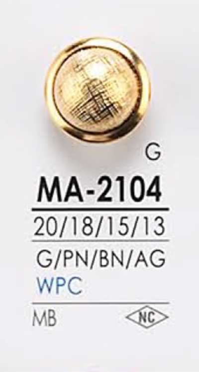 MA2104 Botão de metal