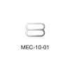 MEC10-01 Ajustador De Alça De Sutiã Para Tecido Fino 10mm * Compatível Com Detector De Agulha