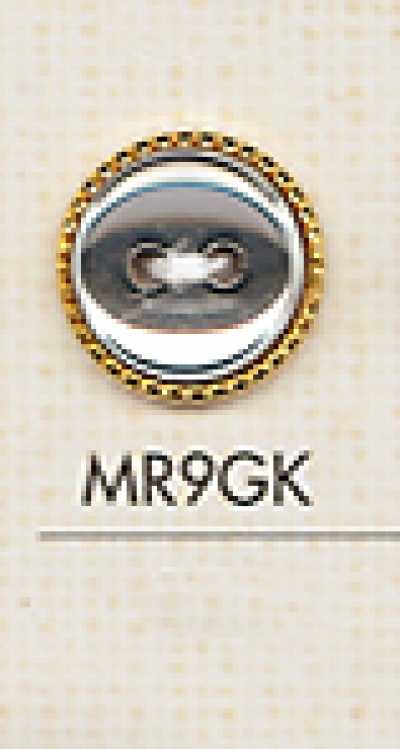 MR9GK Botão de plástico de dois furos glamouroso