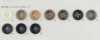 MY105 Botão de resina de poliéster com quatro furos e aro
