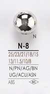 N8 Botão De Metal