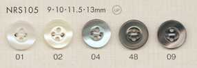 NRS105 Botões De Poliéster Com Concha DAIYA BUTTONS
