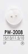 PW2008 Botões de camisa tingíveis