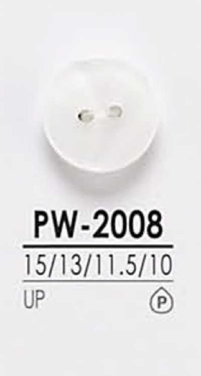 PW2008 Botões de camisa tingíveis