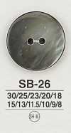 SB26 Botão de madrepérola
