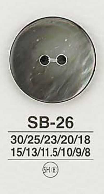 SB26 Botão de madrepérola