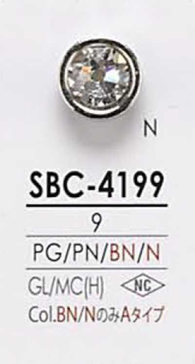 SBC4199 Botão de pedra de cristal