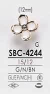SBC4244 Motivo De Flor Para Botão De Tingimento De Metal