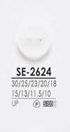 SE2624 Botão de camisa para tingimento preto