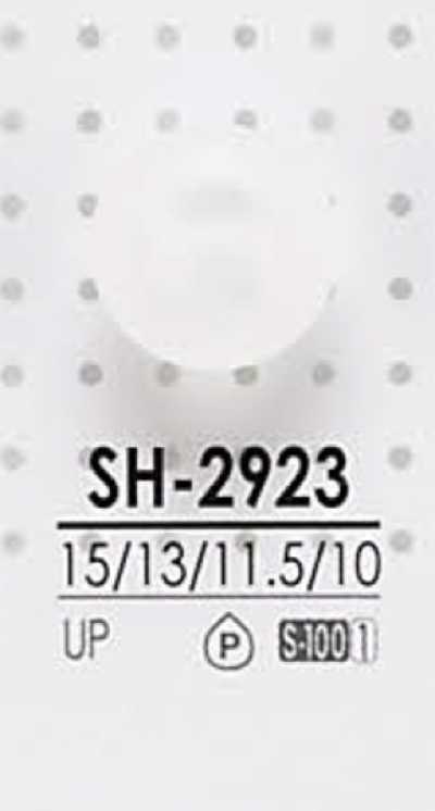 SH2923 Botão de poliéster tingível