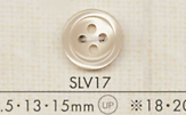 SLV17 DAIYA BUTTONS Botão de poliéster estilo concha