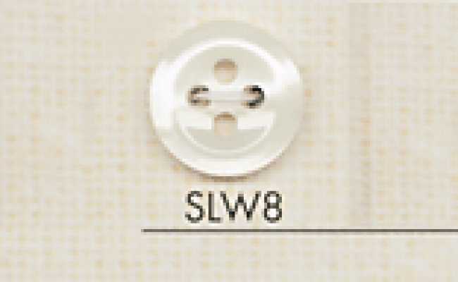 SLW8 DAIYA BUTTONS Botões de poliéster estilo concha