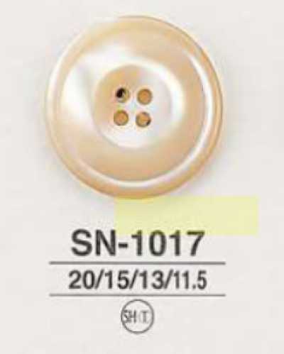 SN1017 Botão Takase de 4 furos em madrepérola