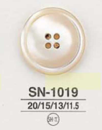 SN1019 Botão de madrepérola de 4 furos Takase