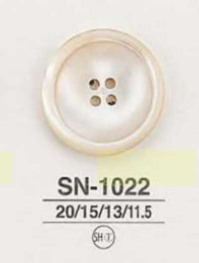 SN1022 Botão de madrepérola de 4 furos Takase
