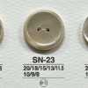 SN23 Botão brilhante de casca Takase de material natural com dois furos