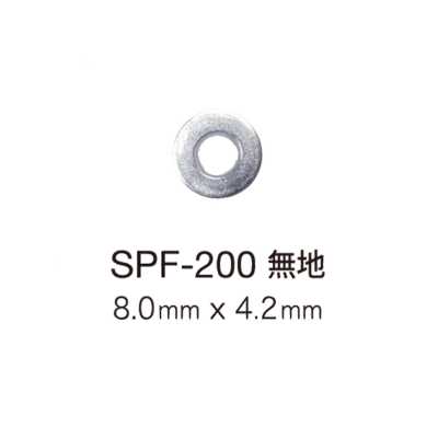 SPF200 Ilhós plano 8 mm × 4,2 mm