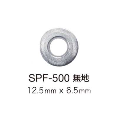 SPF500 Ilhó plano 12,5 mm x 6,5 mm
