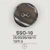 SSO10 Botão de concha com 2 furos