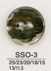 SSO3 Botão Brilhante De 2 Furos De Material Natural Shell