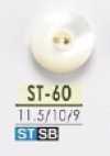 ST60 Botão de concha Takase de 2 furos