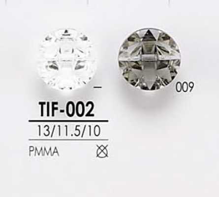 TIF002 Botão com corte diamante
