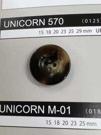UNICORN570 [Estilo Buffalo] Botão De 4 Furos Com Borda E Brilho NITTO Button subfoto